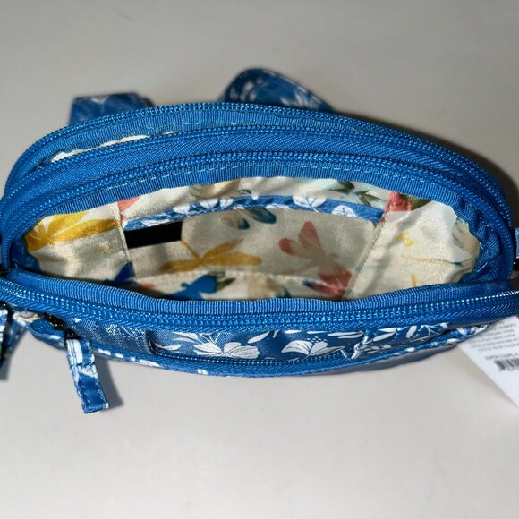 Lug Super Coupe Convertible Crossbody Flourish Blue Belt Bag - Picture 4 of 10